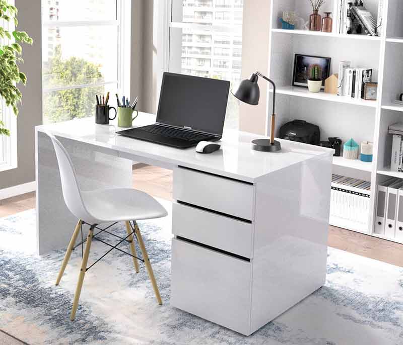 escritorio blanco