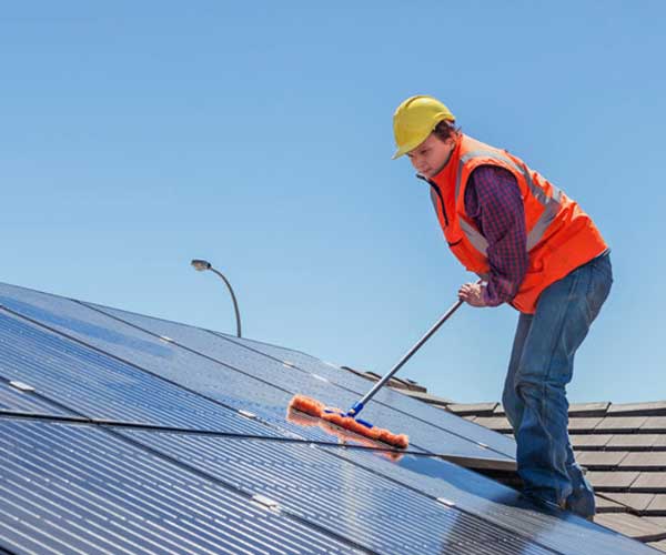 limpiar placas solares
